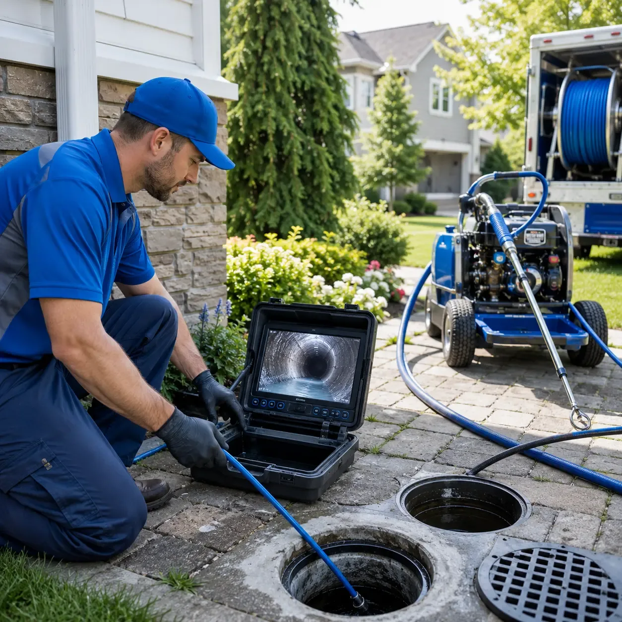Outdoor drain cleaning professionals serving Avonmore, PA